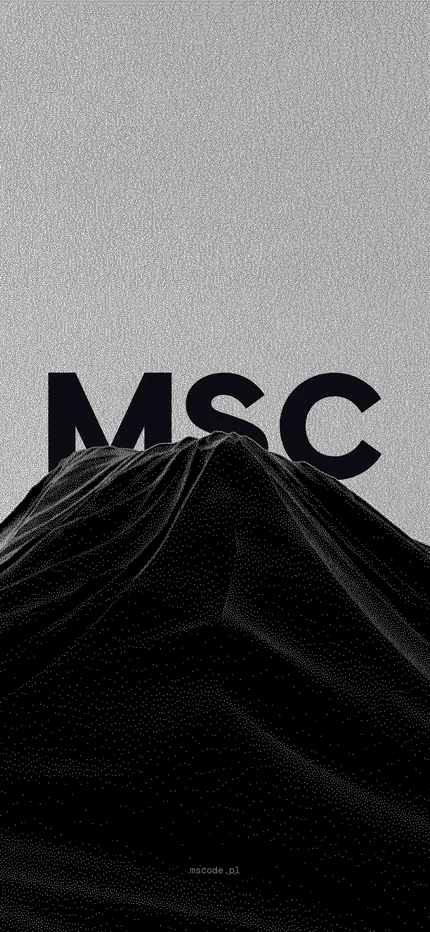 Szczyt – Litery MSC schowane za górą.